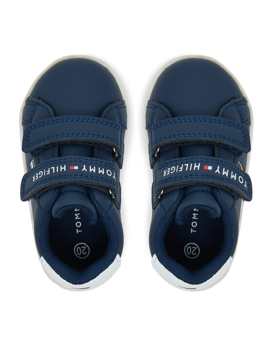 Tommy Hilfiger Tommy Hilfiger Снікерcи Low Cut Velcro Sneaker T1X9-34062-1355 M Cиній