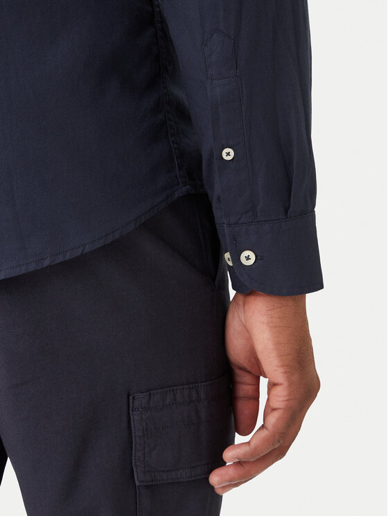 Aeronautica Militare Aeronautica Militare Hemd 252CA1277UCT03532 Dunkelblau Regular Fit