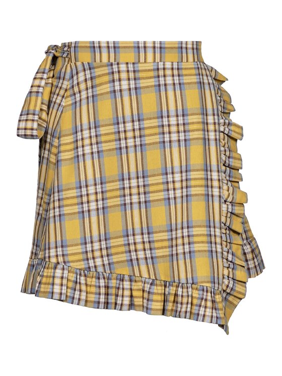 LAURELLA LAURELLA Sukňa 7TU006 Žltá Regular Fit
