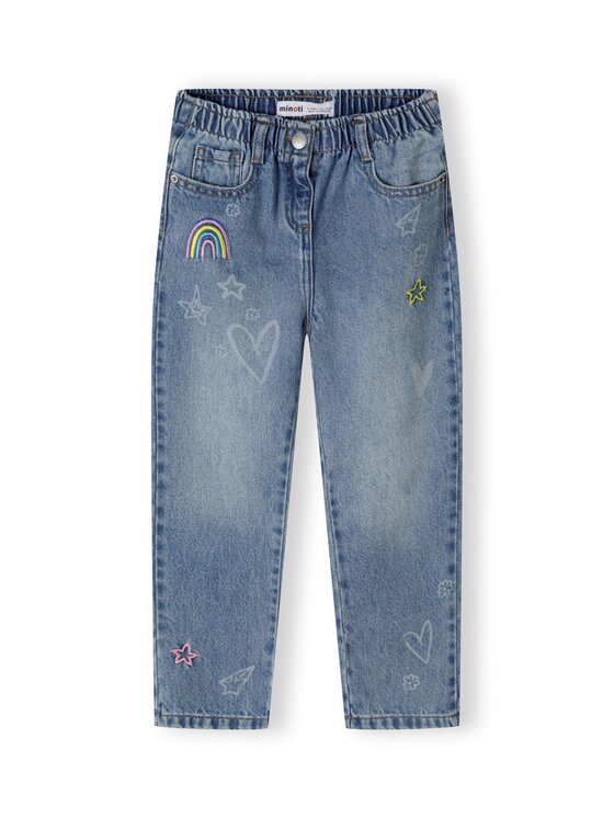 minoti minoti Jeansy 26JEAN1 Granatowy Regular Fit