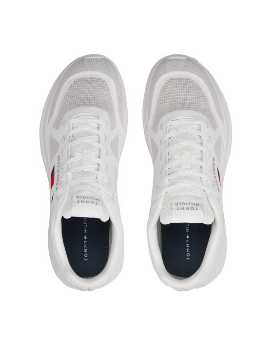 Tommy Hilfiger Tommy Hilfiger Снікерcи Modern Runner Knit Evo Ess FM0FM05245 Білий