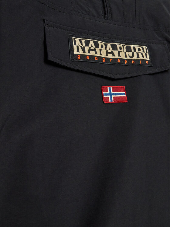Napapijri Napapijri Giacca anorak Rainforest NP0A4GGD D Nero Regular Fit