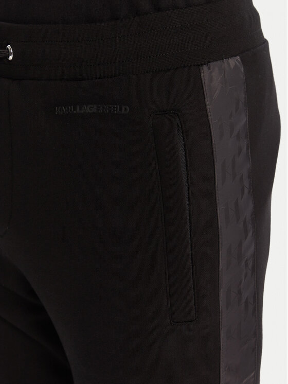 KARL LAGERFELD KARL LAGERFELD Pantaloni trening 705036 554910 Negru Slim Fit