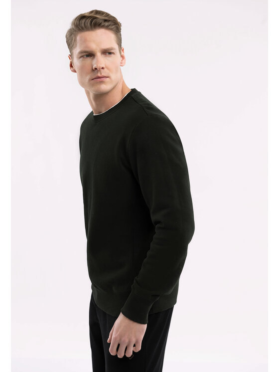 Volcano Volcano Bluza B-TERON Zielony Regular Fit