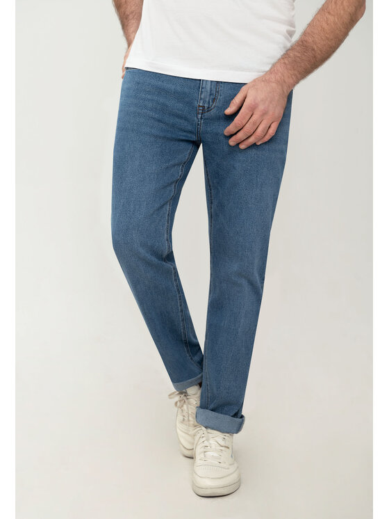 Volcano Volcano Jeansy D-JERRY 39 Niebieski Regular Fit