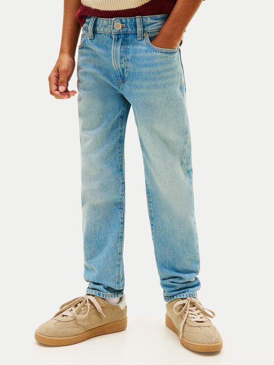 Tommy Hilfiger Jeansy KB0KB10035 S Niebieski Regular Fit