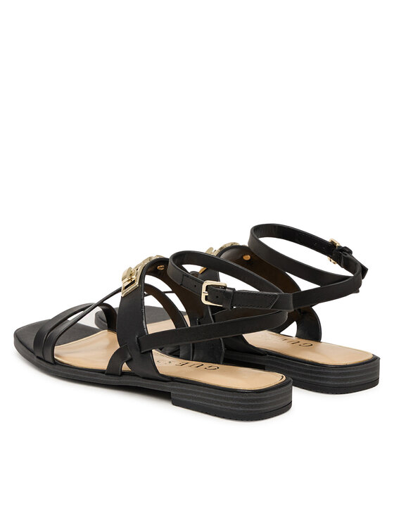 Guess Guess Сандали FLJRUL LEA03 Черен