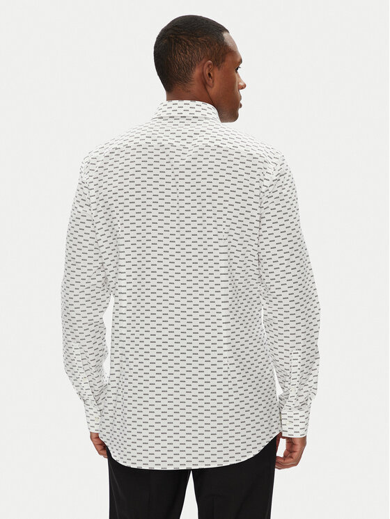 HUGO HUGO Košeľa Kenno 50544929 Biela Slim Fit
