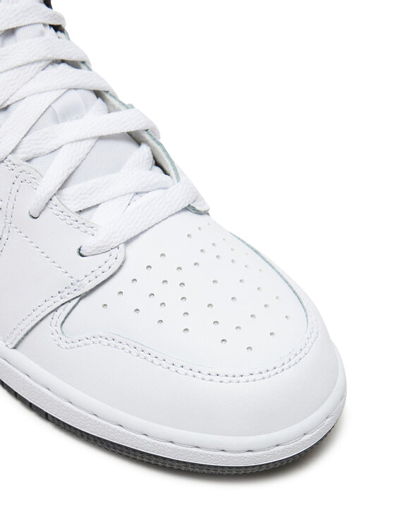 Nike Nike Sneakersy Air Jordan 1 Mid (GS) DQ8423 132 Biały