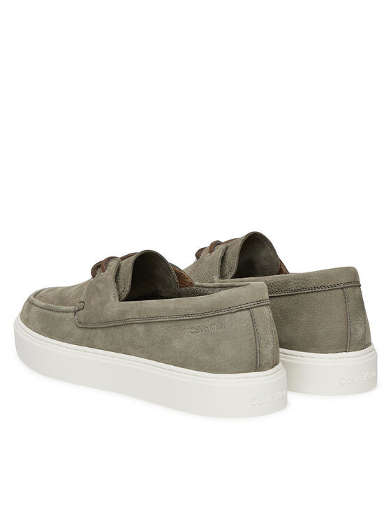 Calvin Klein Calvin Klein Félcipő Hybrid Lace Up Boat Nu HM0HM01892 Zöld
