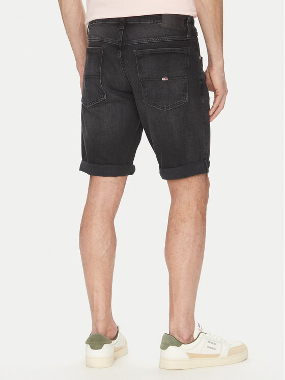 Tommy Jeans Tommy Jeans Džínsové šortky Ronnie DM0DM20945 Čierna Regular Fit