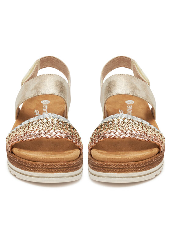Remonte Remonte Sandalen D0Q56-90 Goldfarben