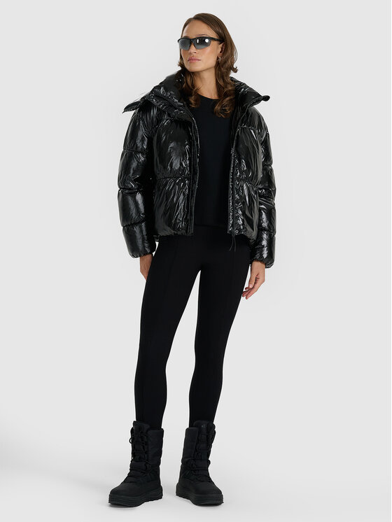 4F 4F Kurtka puchowa URBAN COMMUTER Czarny Oversize