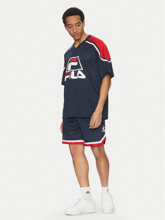 Fila Fila Tricou Lommel FAM0915 Bleumarin Oversize