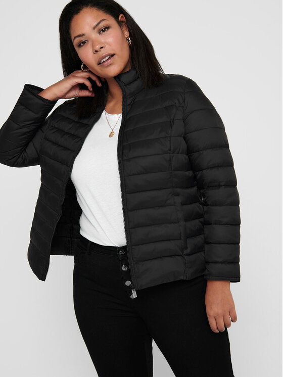ONLY Carmakoma ONLY Carmakoma Преходно яке Tahoe 15206089 Черен Regular Fit