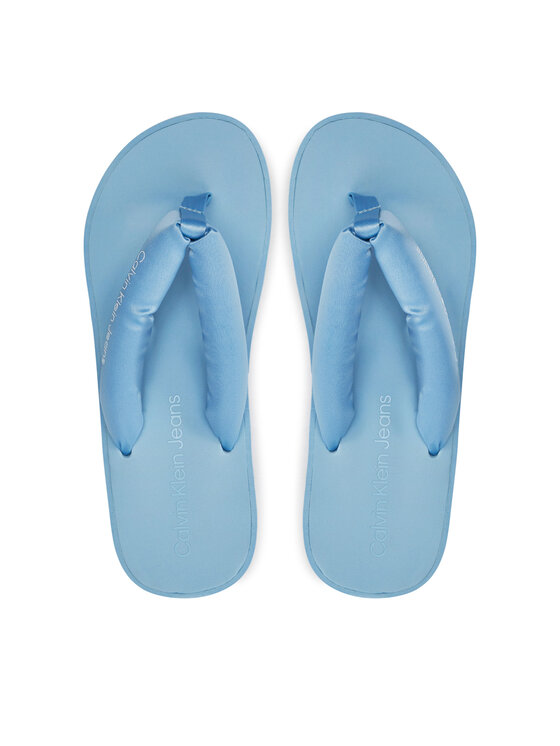 Flip flop Calvin Klein Jeans Beach Wedge Sandal Padded Ny YW0YW01397 Albastru