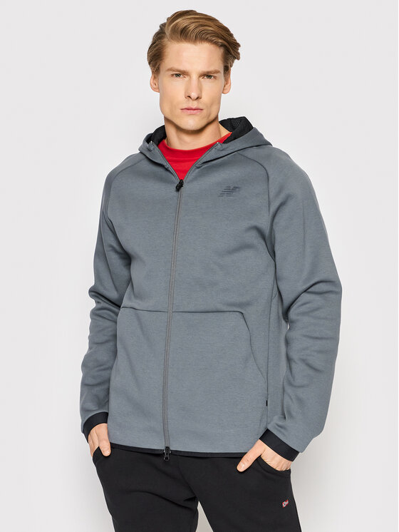 New Balance Sweatshirt MJ21178 Grau Athletic Fit Modivo