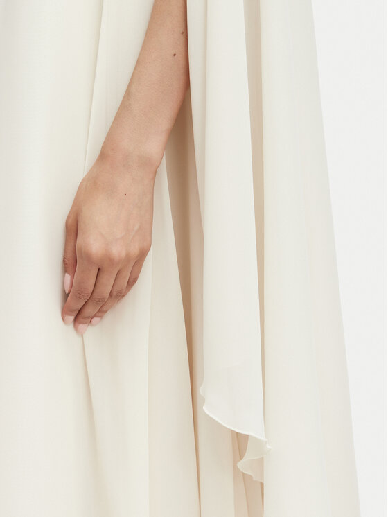 Vero Moda Vero Moda Večerna obleka Jasmine 10347654 Kremna Relaxed Fit