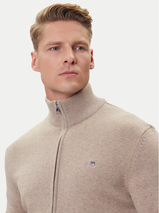 Gant Gant Kardigāns 8030164 Bēšs Regular Fit