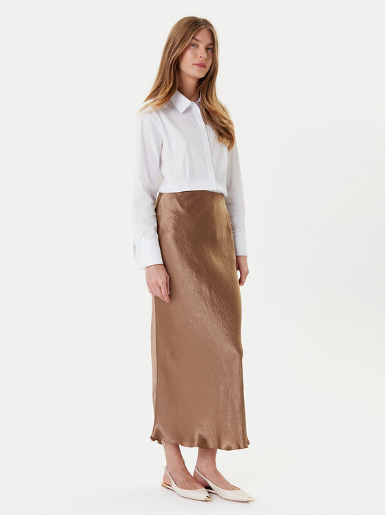 Marella Marella Midi krilo Pomez 2525106041 Rjava Regular Fit