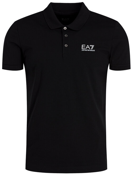 EA7 Emporio Armani EA7 Emporio Armani Polo 8NPF04 PJM5Z 1200 Melns Regular Fit
