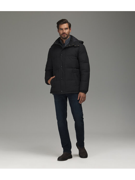 Lee Cooper Lee Cooper Kurtka zimowa HARLOW Czarny Regular Fit