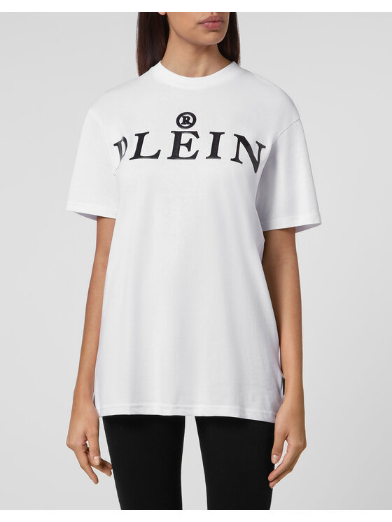 PHILIPP PLEIN PHILIPP PLEIN T-Shirt 5541 Biały Regular Fit