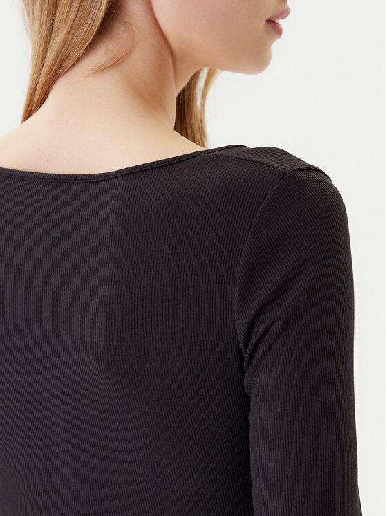 Guess Guess Μπλουζάκι O5YI00 KCQ72 Μαύρο Regular Fit