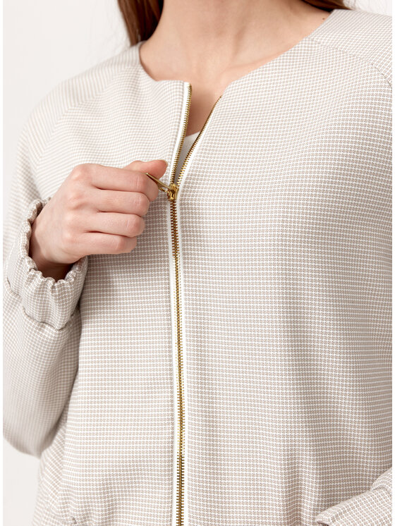 Bubala Bubala Kurtka bomber Casual Beżowy Loose Fit