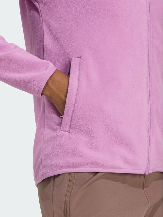 adidas adidas Bluza Multi Essentials Full-Zip Fleece Fioletowy Regular Fit