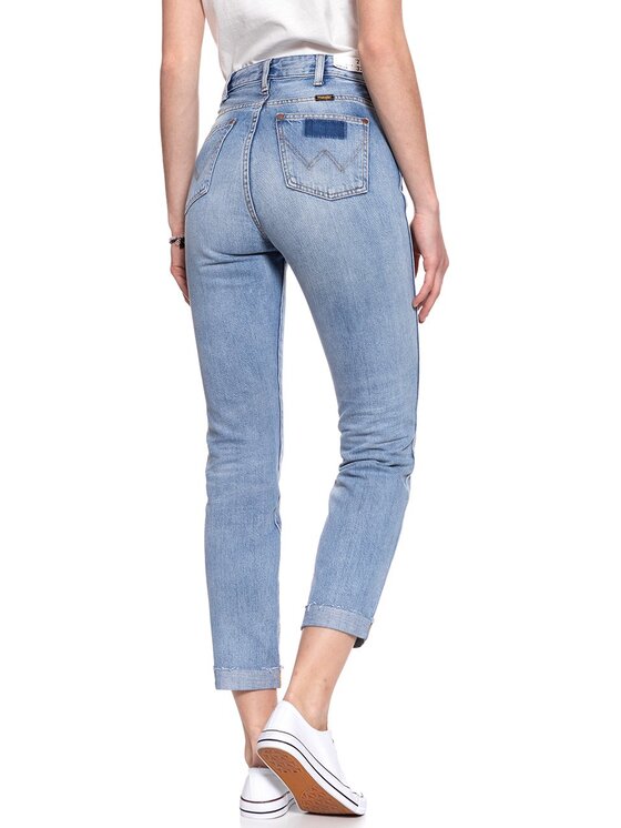 Wrangler Wrangler Jeansy RETRO SLIM Niebieski Skinny Fit