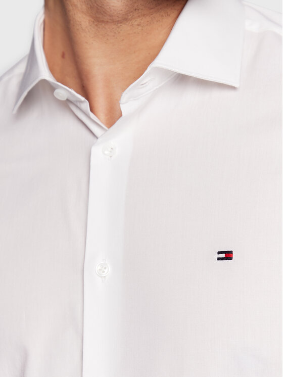 Tommy Hilfiger Tommy Hilfiger Camicia MW0MW25040 Bianco Slim Fit