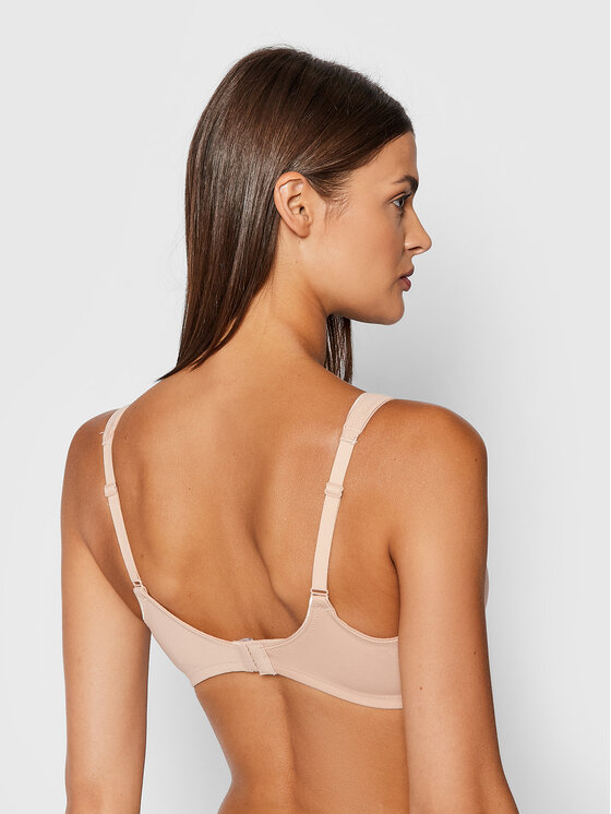 Triumph Triumph Biustonosz z fiszbiną Modern Lace 10207538 Beżowy