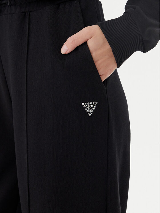 Guess Guess Долнище анцуг V5GB07 KCRP0 Черен Regular Fit