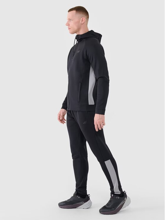 4F 4F Felpa tecnica 4FWSS25TFSWM513-20S Nero Regular Fit