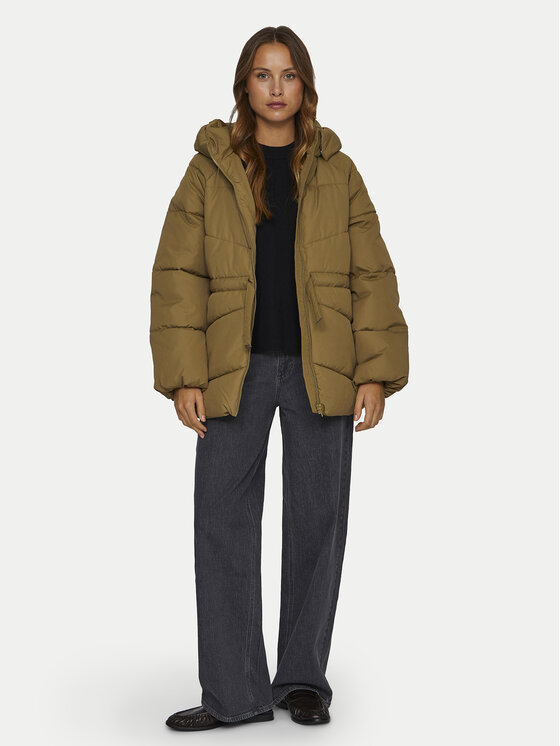 Vila Vila Zimska jakna Bumble 14098374 Smeđa Loose Fit