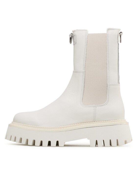 Bronx Bronx Klassische Stiefeletten 47268-AA Weiß