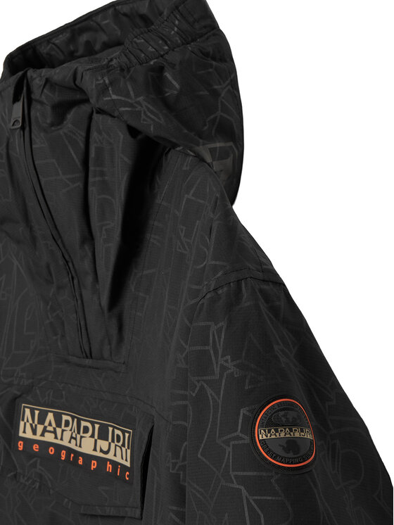 Napapijri Napapijri Anoraka virsjaka NP0A8A6J Melns Loose Fit