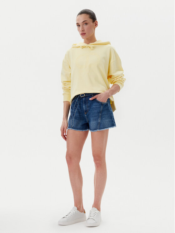 TWINSET TWINSET Džínsové šortky 251TP2575 Modrá Regular Fit