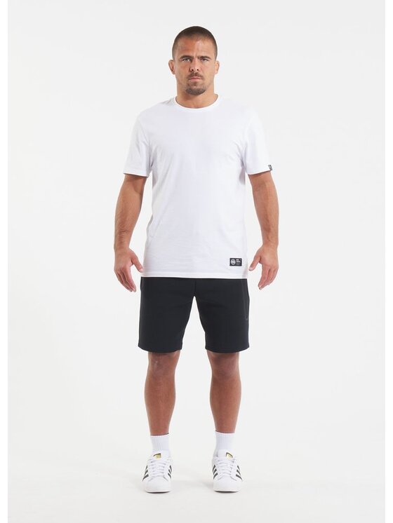 PITBULL PITBULL Szorty sportowe Szorty dresowe męskie DOGWOOD POCKET L Czarny Regular Fit