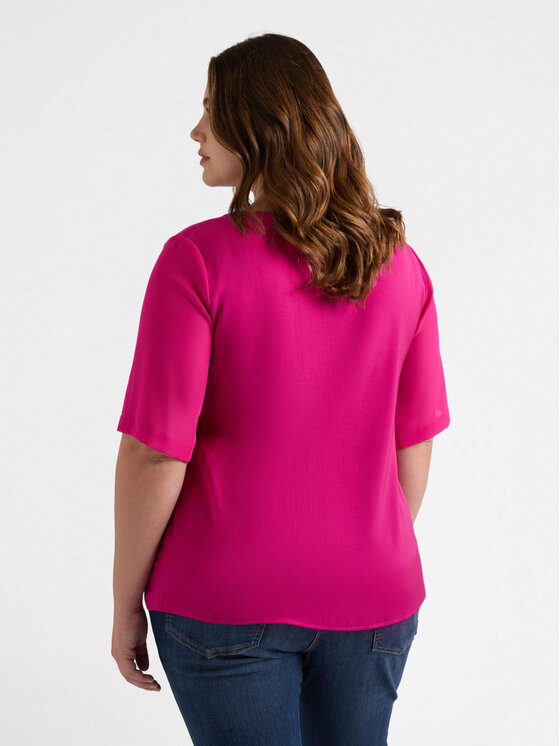 Fiorella Rubino Fiorella Rubino Bluzka 2768T002261N019 Różowy Over Fit