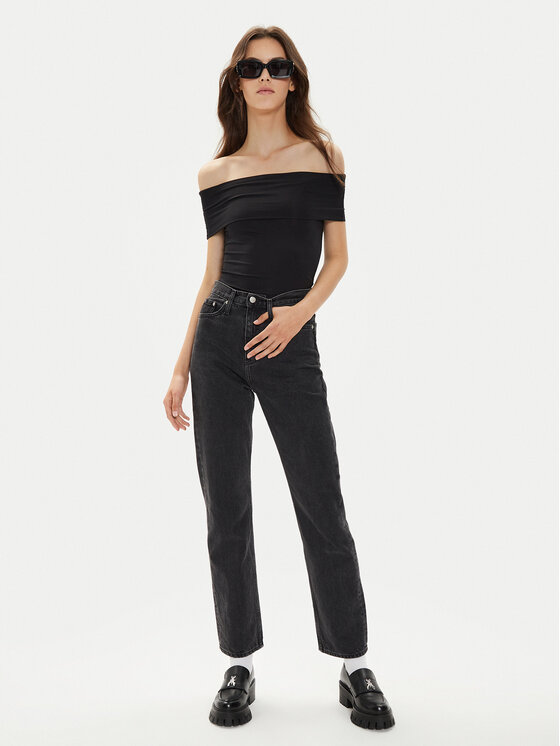 JJXX JJXX Μπλουζάκι Saga 12273790 Μαύρο Slim Fit