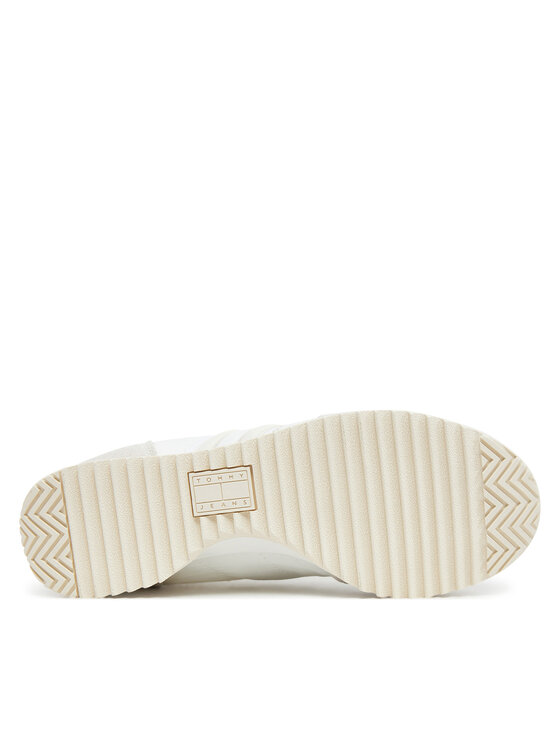Tommy Jeans Tommy Jeans Сникърси Tjw Retro Runner Cleated EN0EN02717 Бял