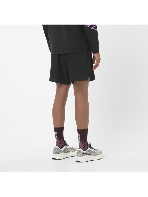 Salomon Salomon Szorty sportowe SENSE AERO SHORTS 7" M Czarny Relaxed Fit