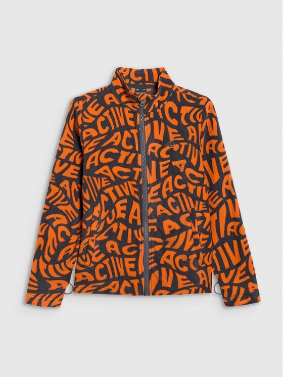 4F 4F Giacca di transizione 4FJRAW25TTJAM1014-70S Arancione Regular Fit