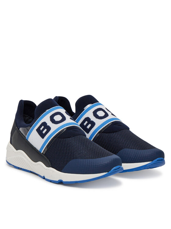 BOSS BOSS Sneakersy J51645 S Granatowy