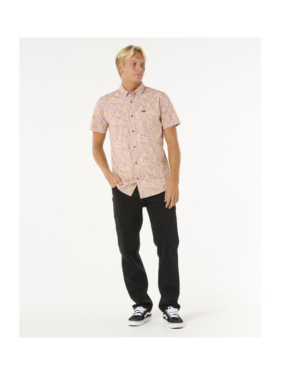 Rip Curl Rip Curl Koszula Floral Reef S/S Shirt Fioletowy Standard Fit