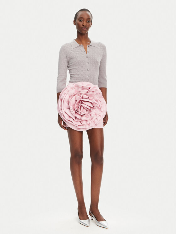 ROTATE ROTATE Miniseelik 1137841011 Roosa Slim Fit