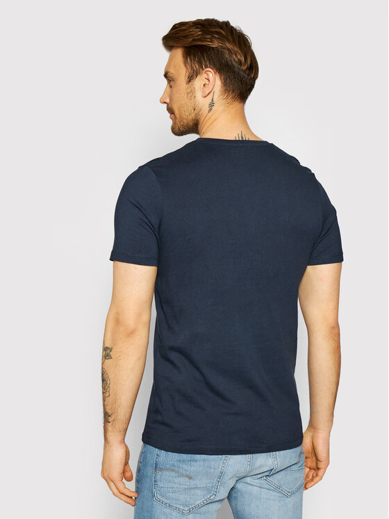T-shirt Bane 12195041 Blu scuro Slim Fit