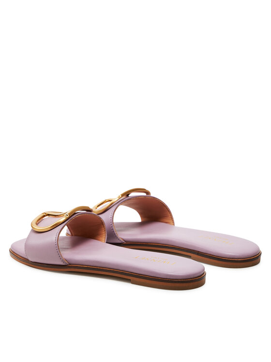 TWINSET TWINSET Klapki 241TCP12A Fioletowy